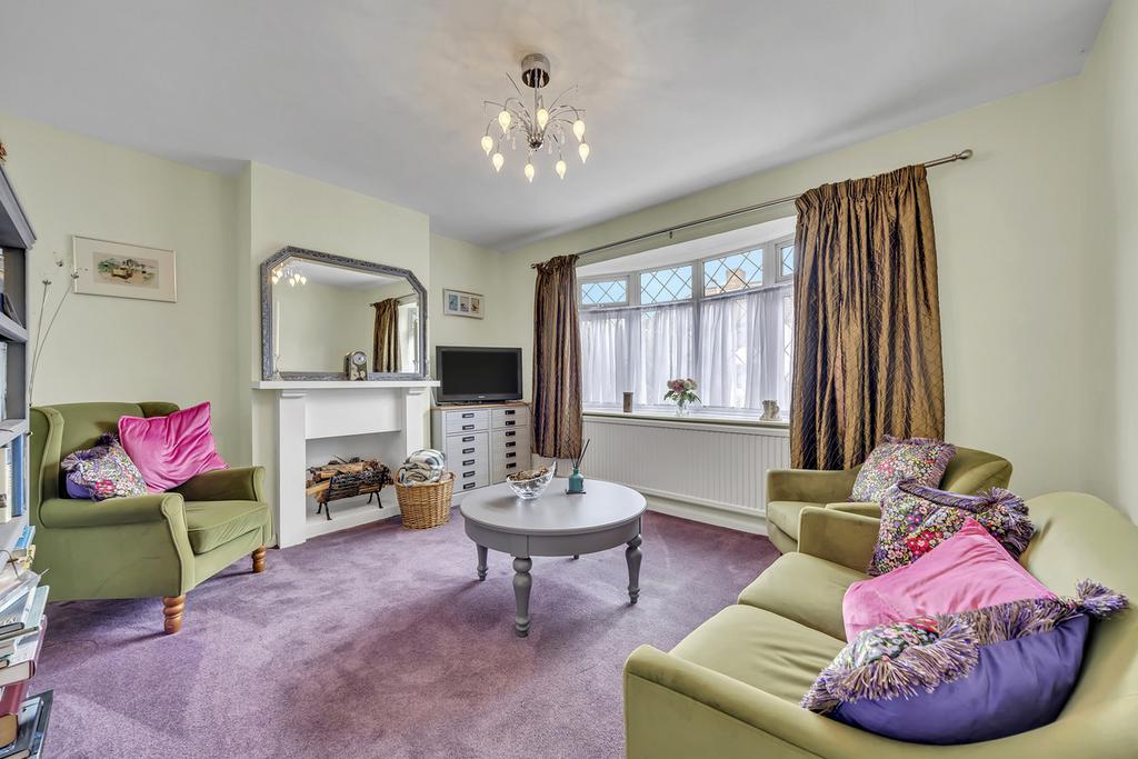Living room, fireplace