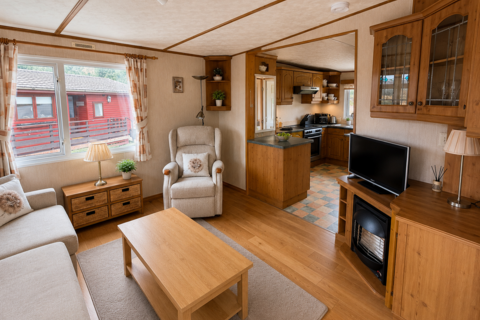 3 bedroom lodge for sale, Borgue Kirkcubright