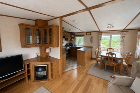 3 bedroom lodge for sale, Borgue Kirkcubright
