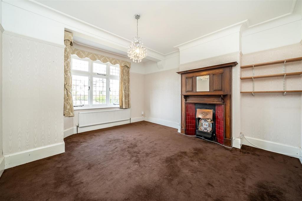 Living room, fireplace