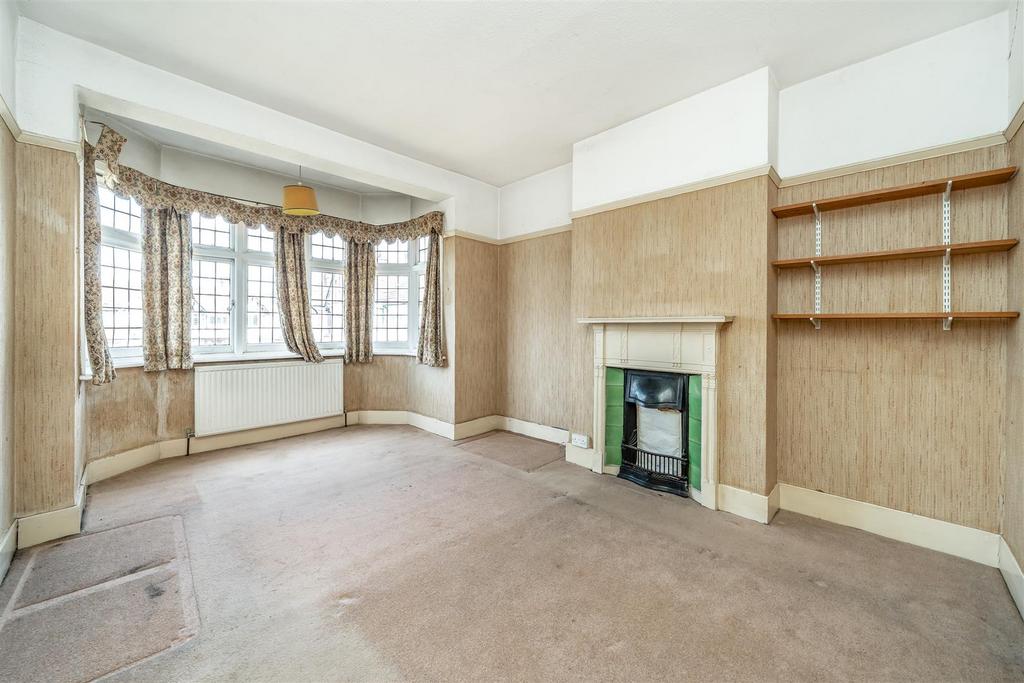 Living room, fireplace