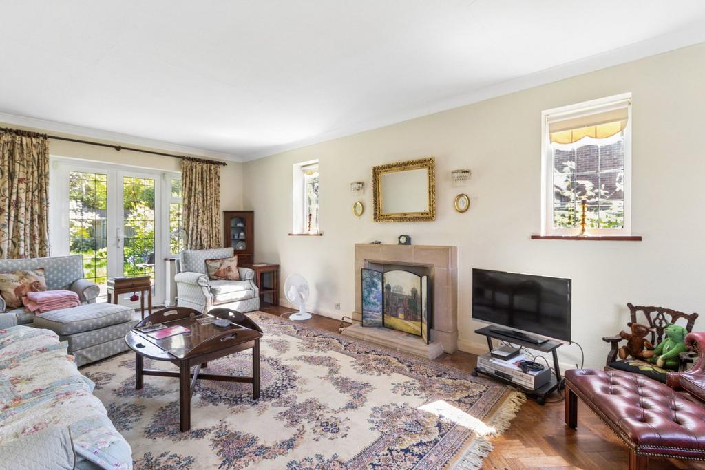 Living room, fireplace