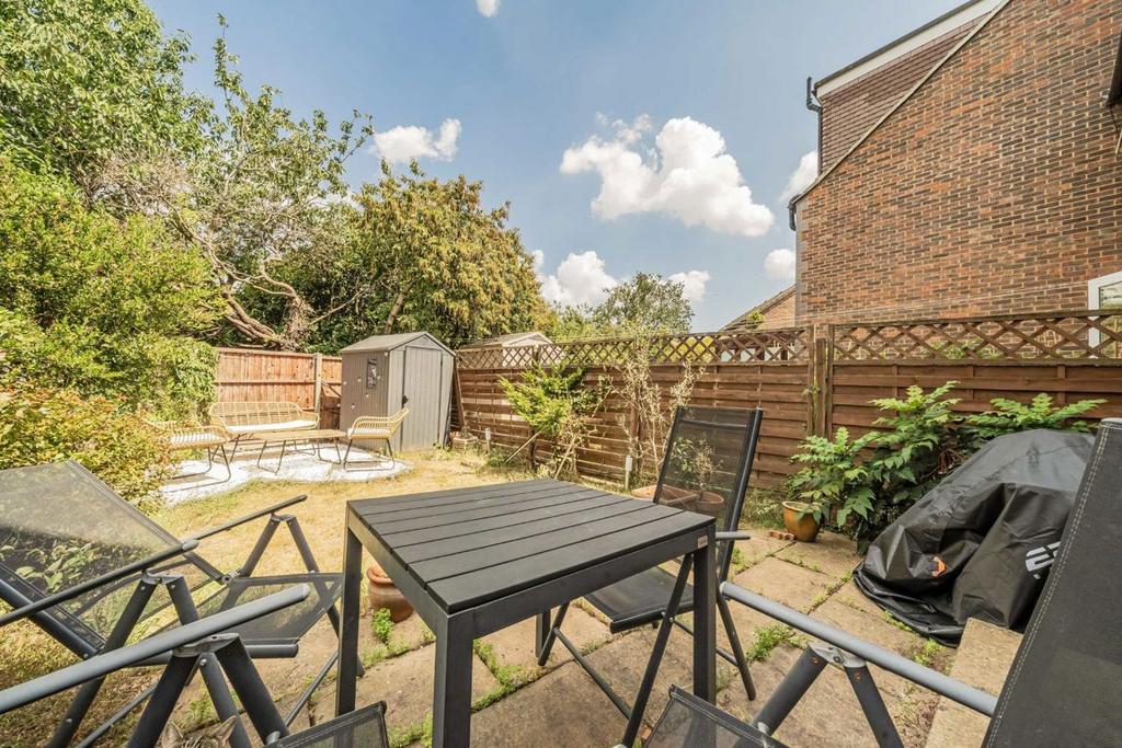 Patio view, garden