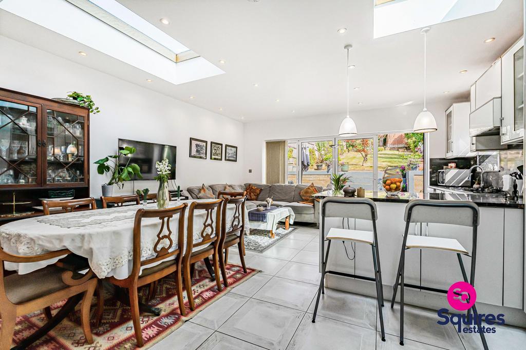 Open-plan living area