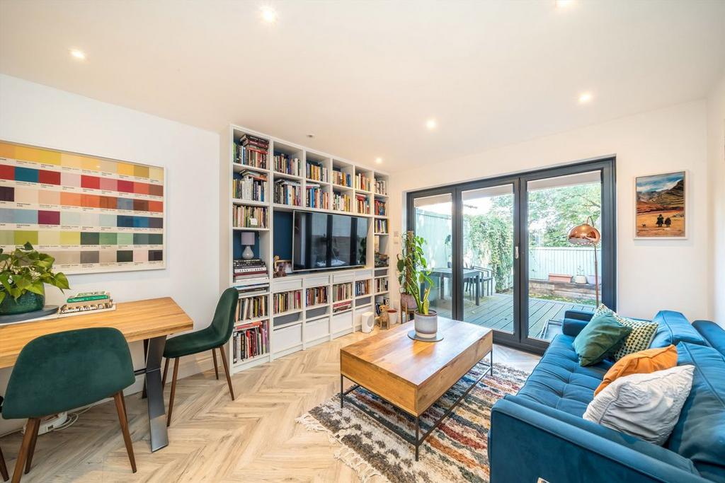 Open-plan living area, open plan living