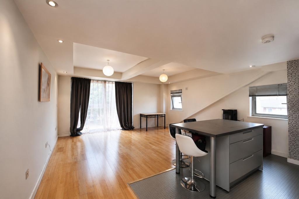 Open-plan living area, open plan living