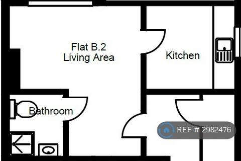 Studio to rent, Station Road, London, N3