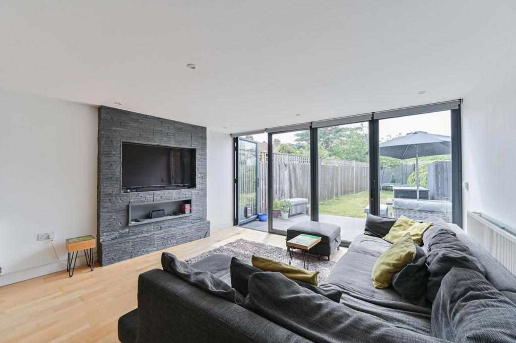 Living room, fireplace