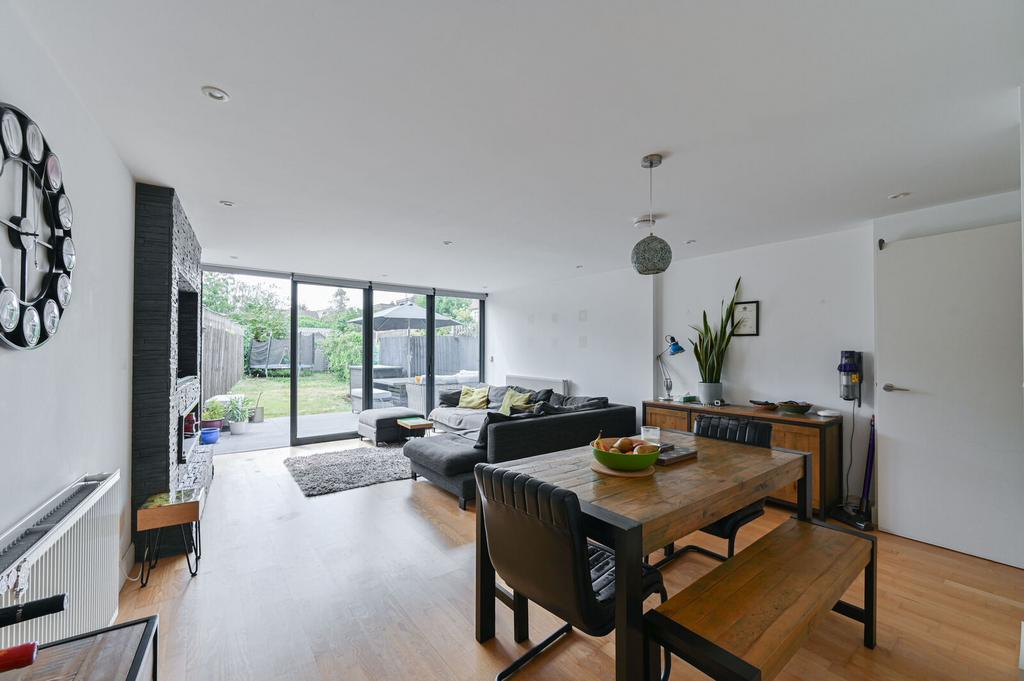 Open-plan living area, open plan living