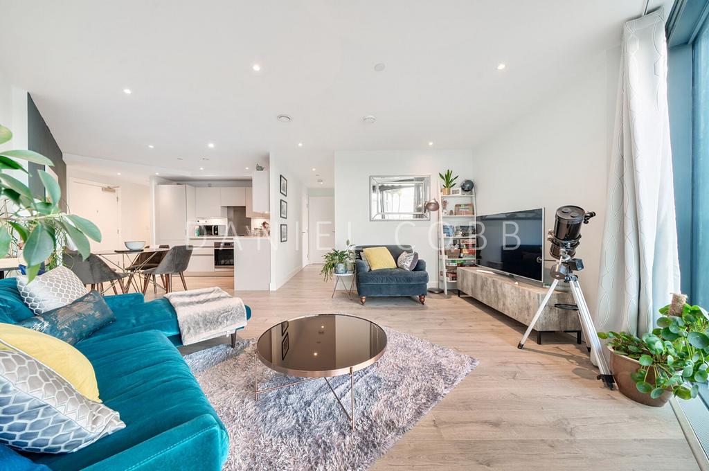 Open-plan living area, open plan living