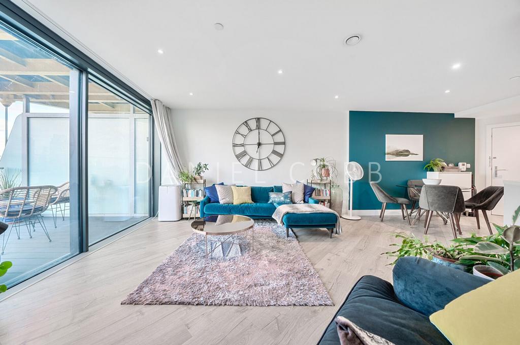 Open-plan living area, open plan living