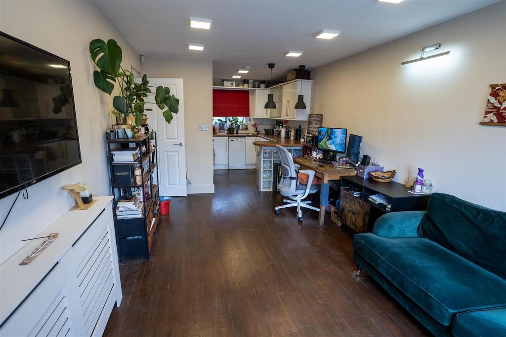 Open-plan living area, open plan living