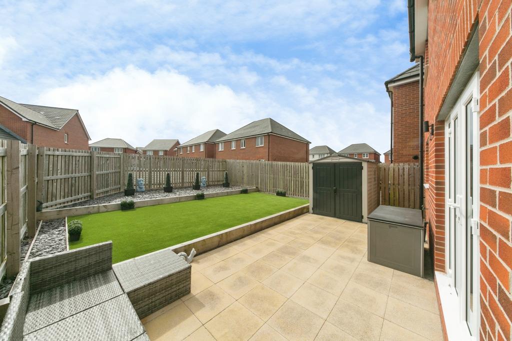 Patio view, garden