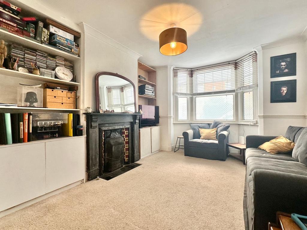Living room, fireplace