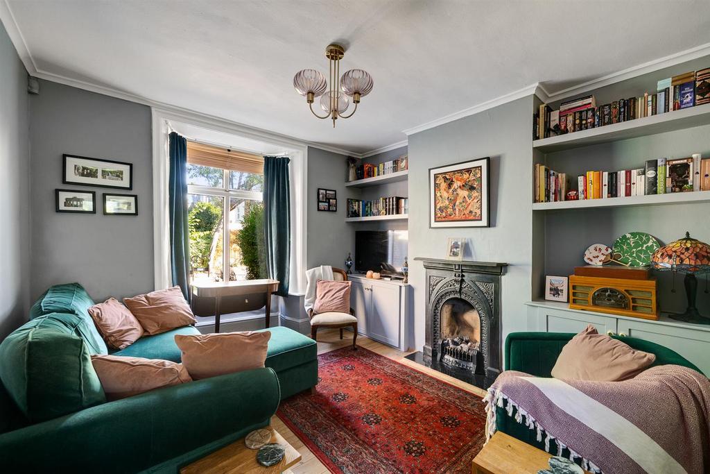Living room, fireplace