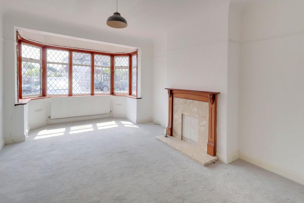 Reception room, fireplace