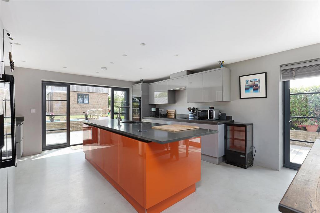 Open-plan living area, open plan living