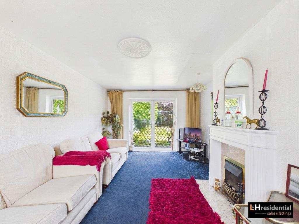 Living room, fireplace