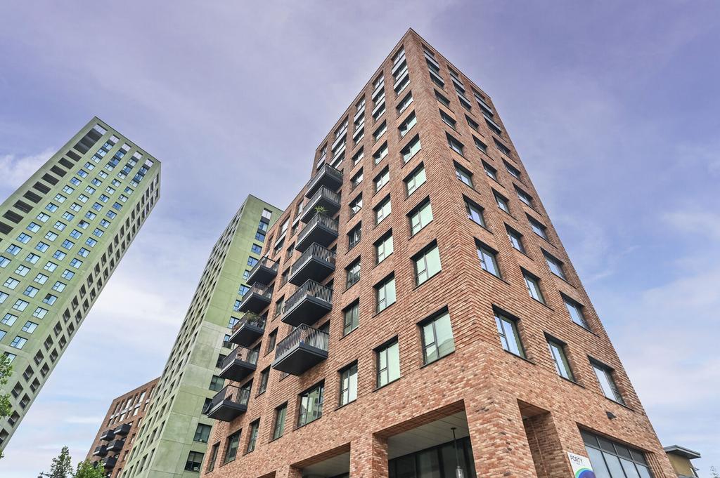 Apartment building facade, block of apartments