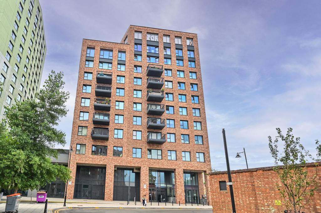 Apartment building facade, block of apartments