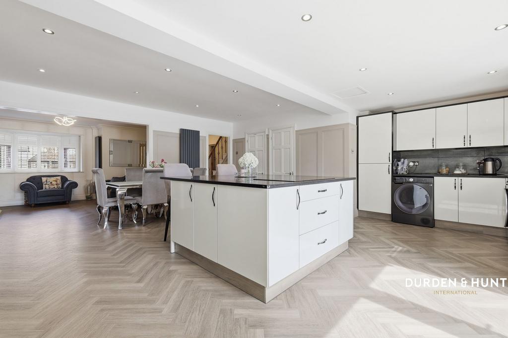 Open-plan living area