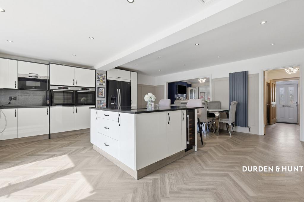 Kitchen, open plan living