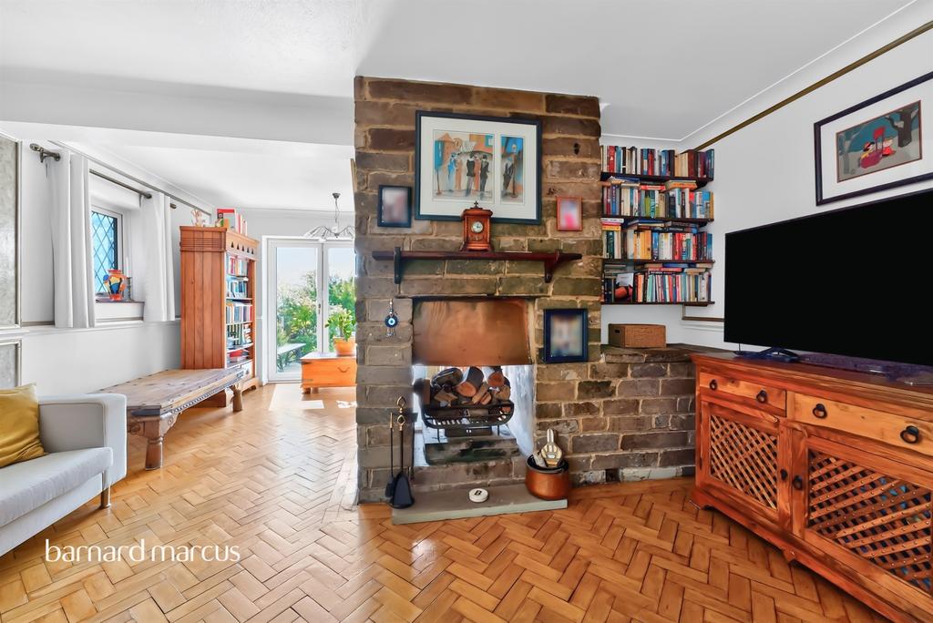 Living room, fireplace