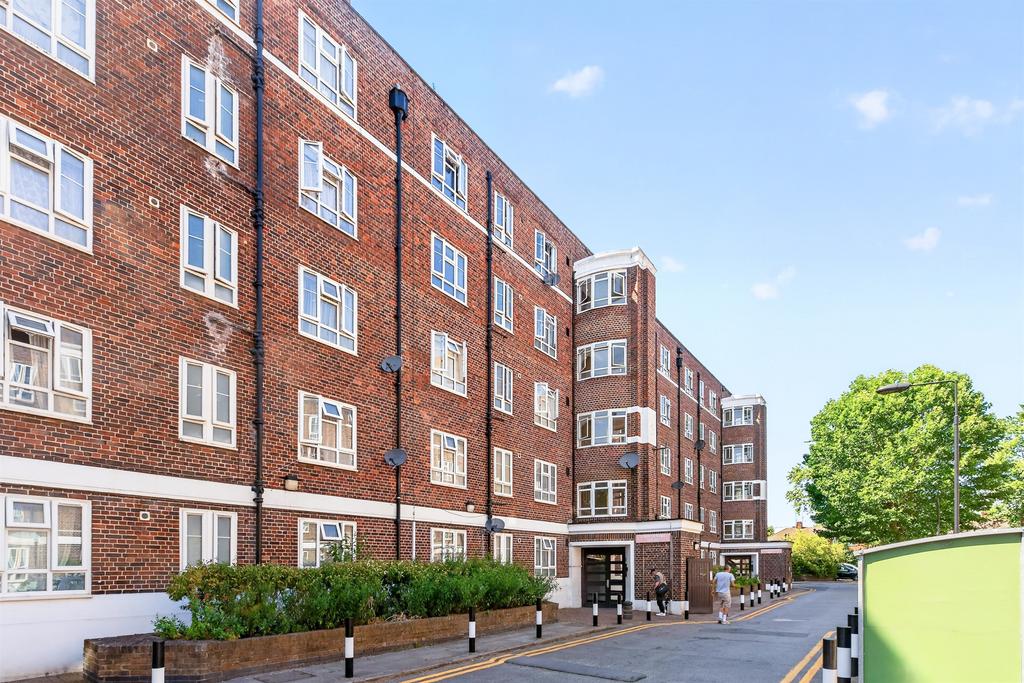 Apartment building facade, block of apartments