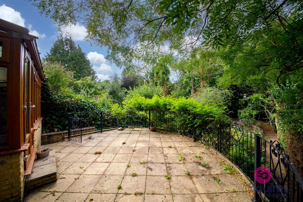 Patio view, garden