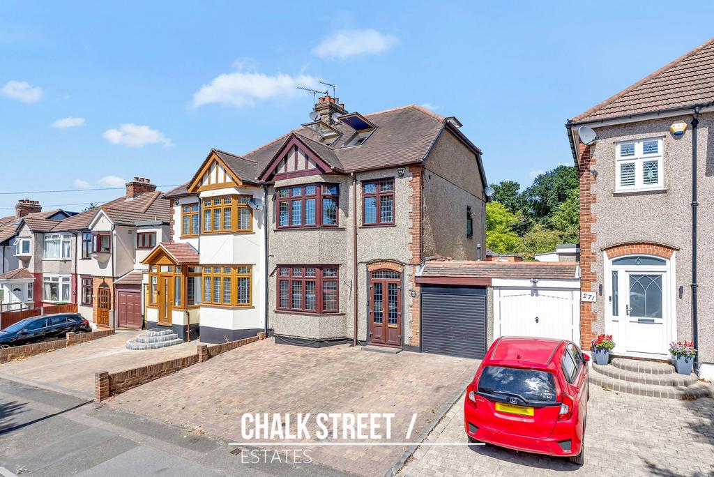 House exterior, off-street parking