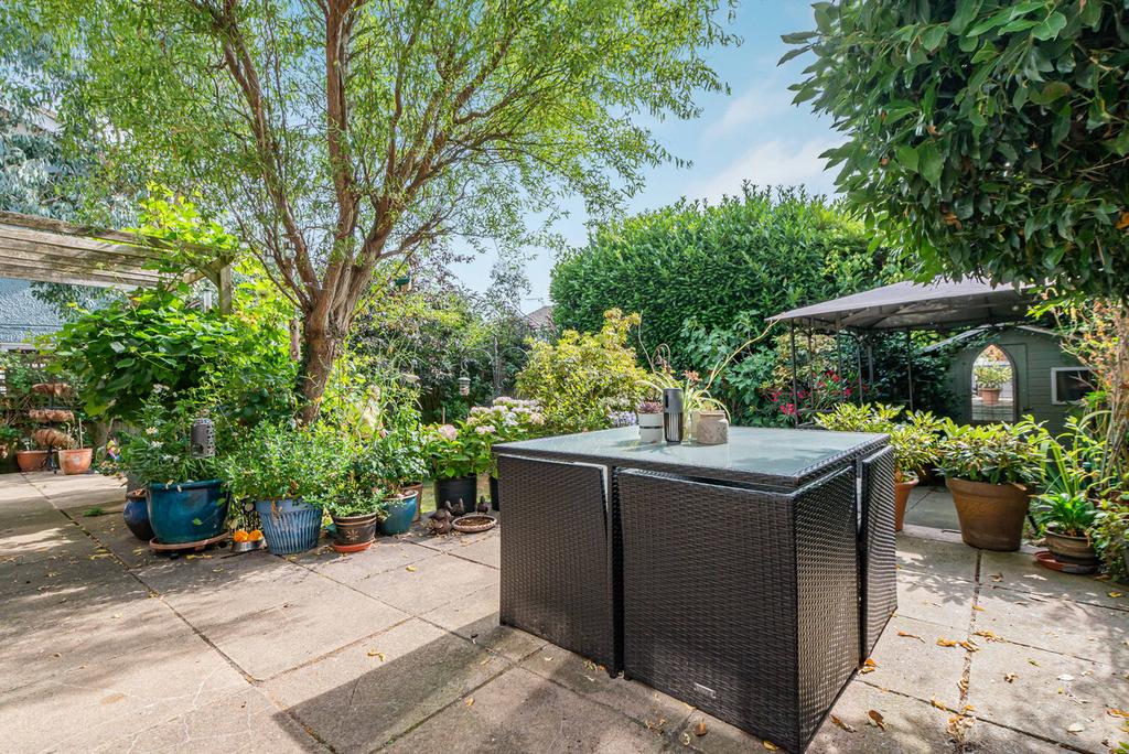Patio view, garden