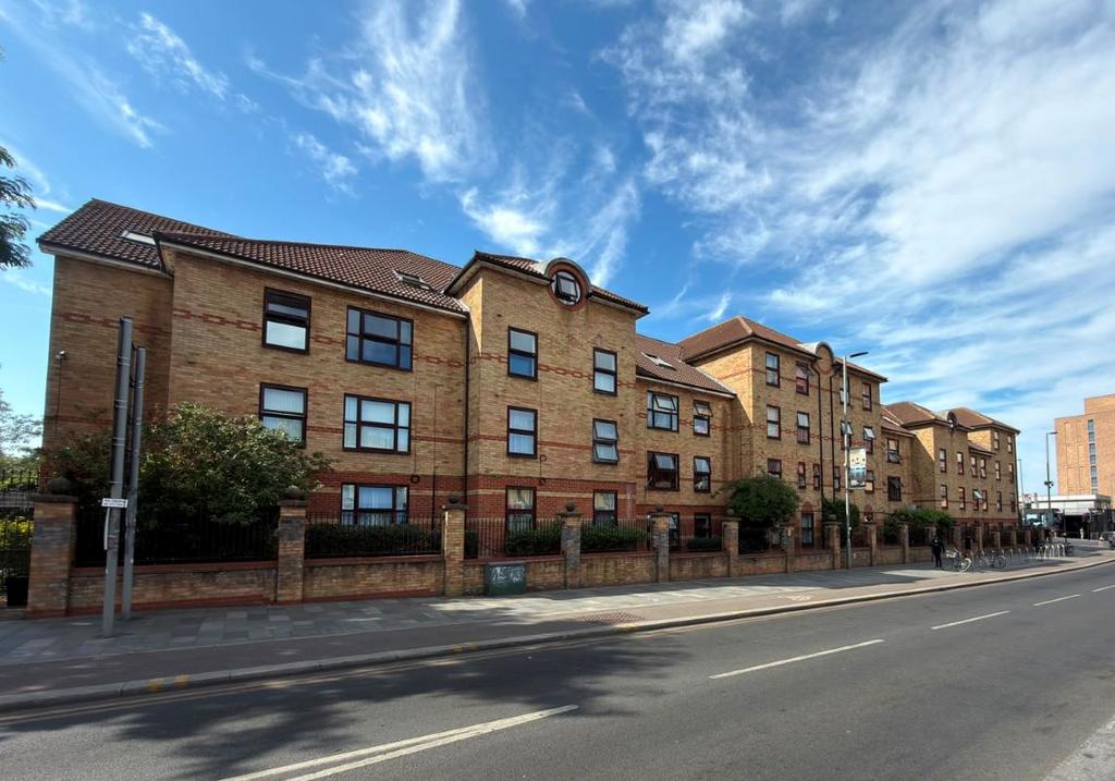 Apartment building facade, block of apartments