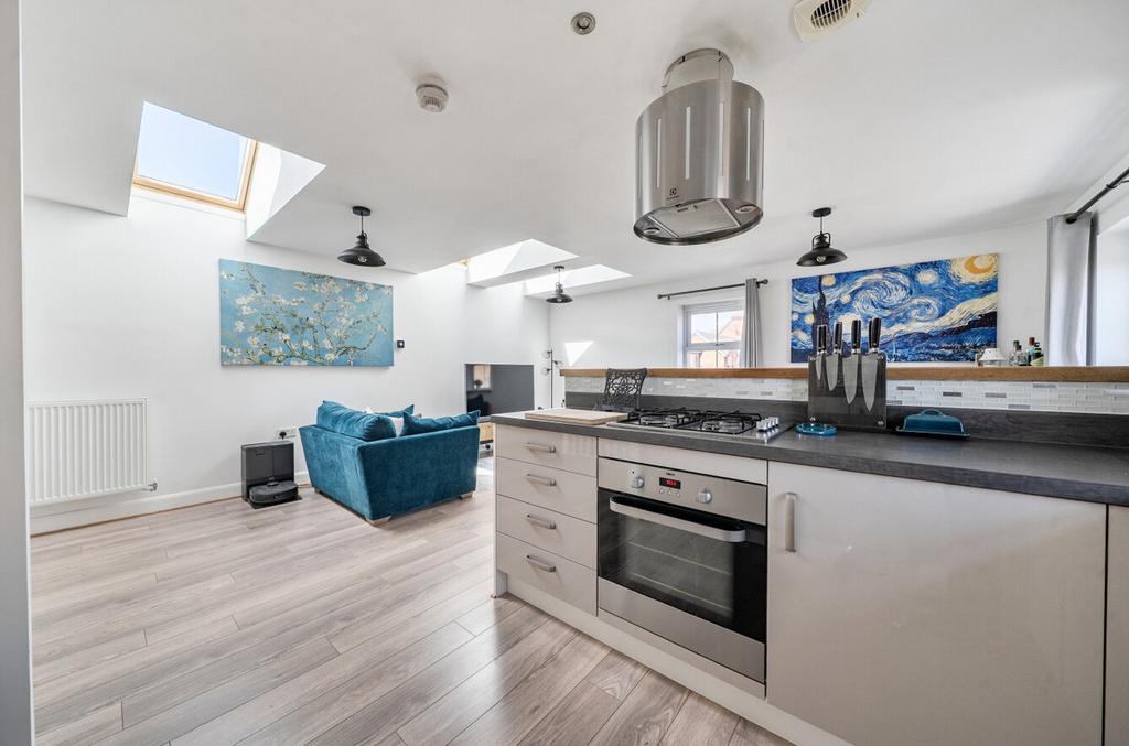 Open-plan living area, open plan living