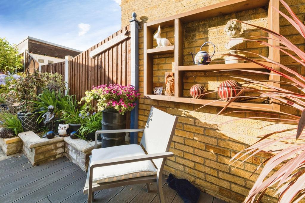 Decking area, garden