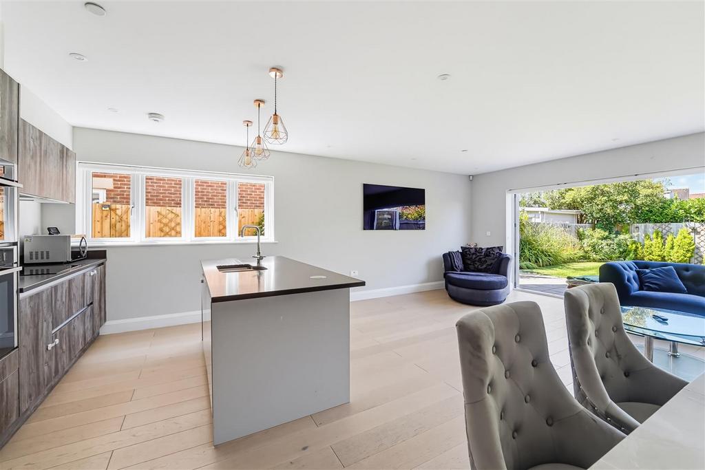 Open-plan living area, open plan living