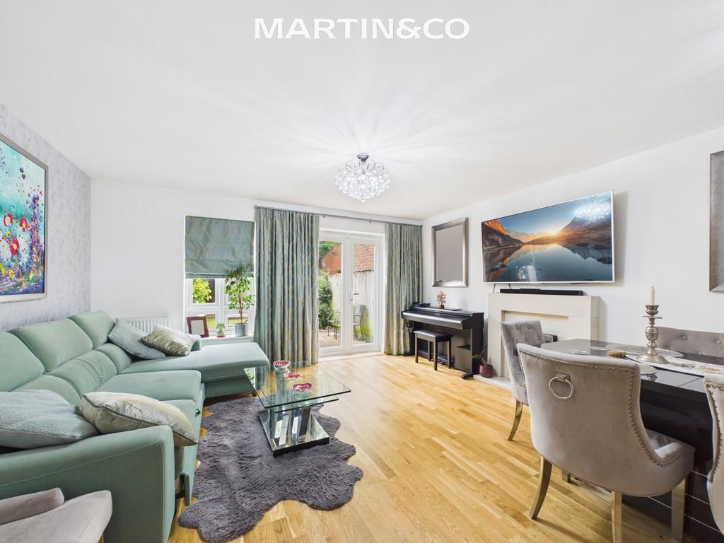 Open-plan living area, open plan living