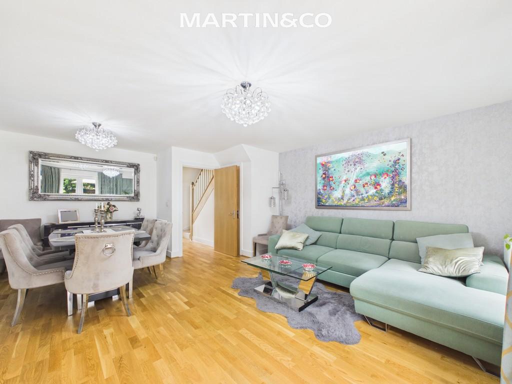 Open-plan living area, open plan living