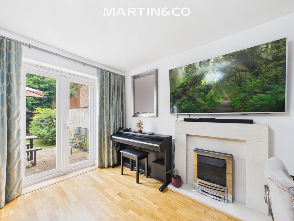Living room, fireplace