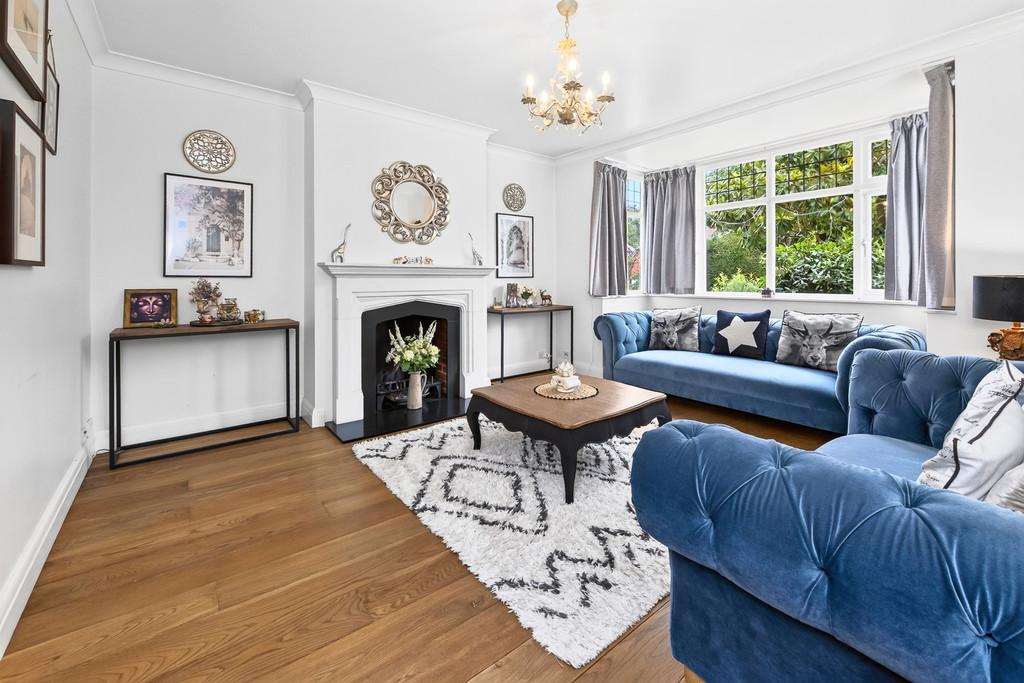 Living room, fireplace