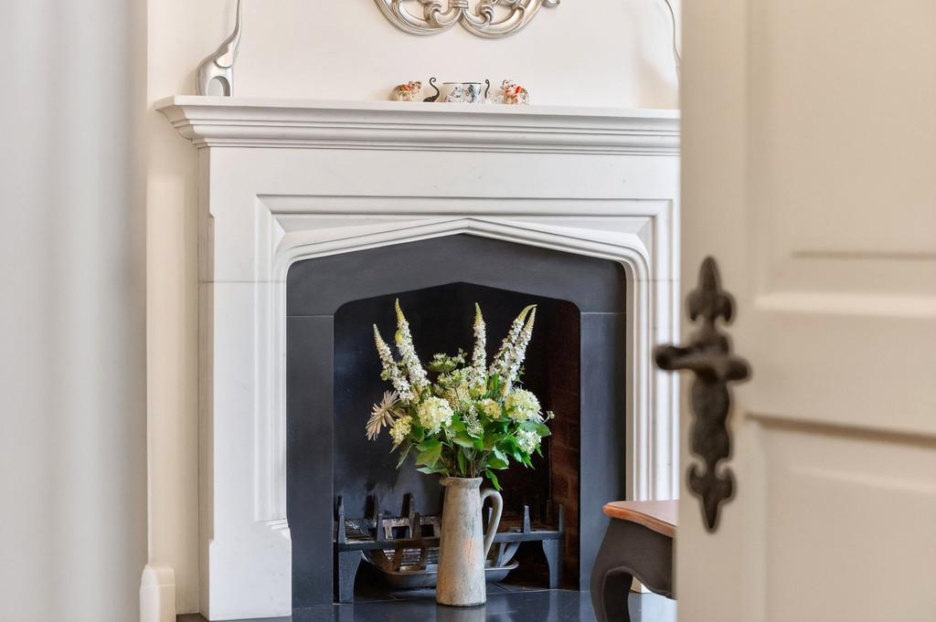 Reception room, fireplace