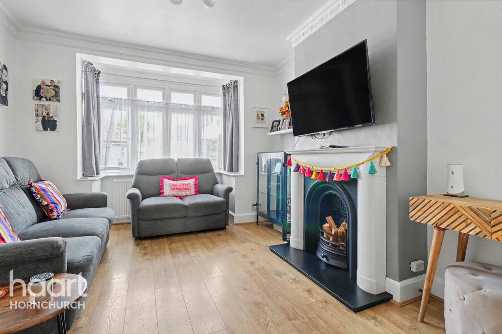 Living room, fireplace