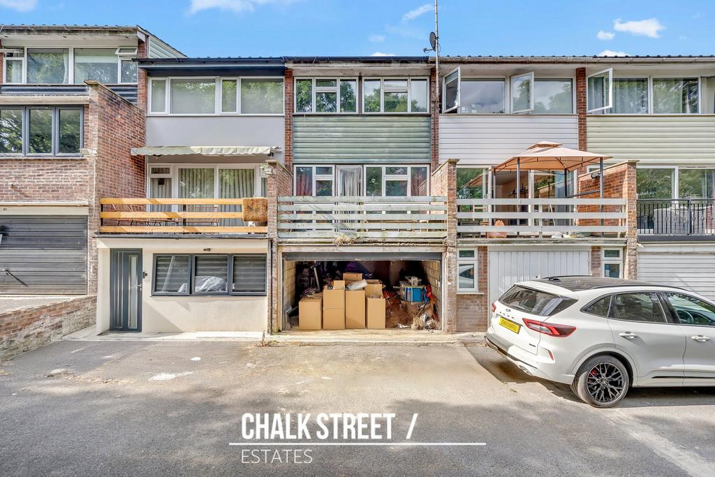 House exterior, off-street parking