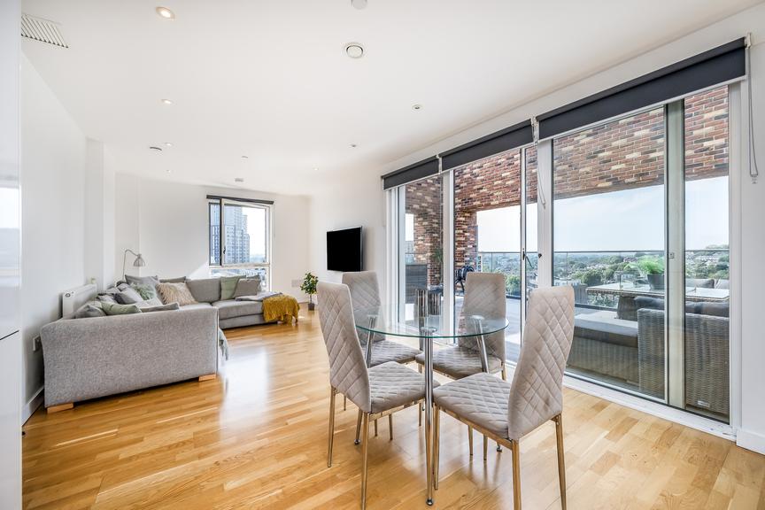 Open-plan living area