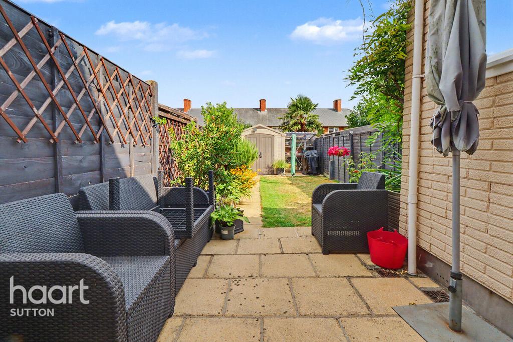 Patio view, garden
