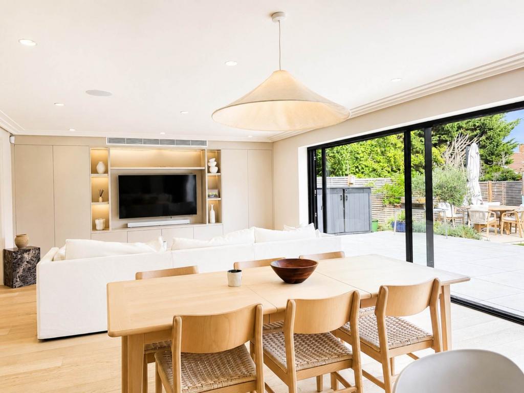 Open-plan living area, open plan living