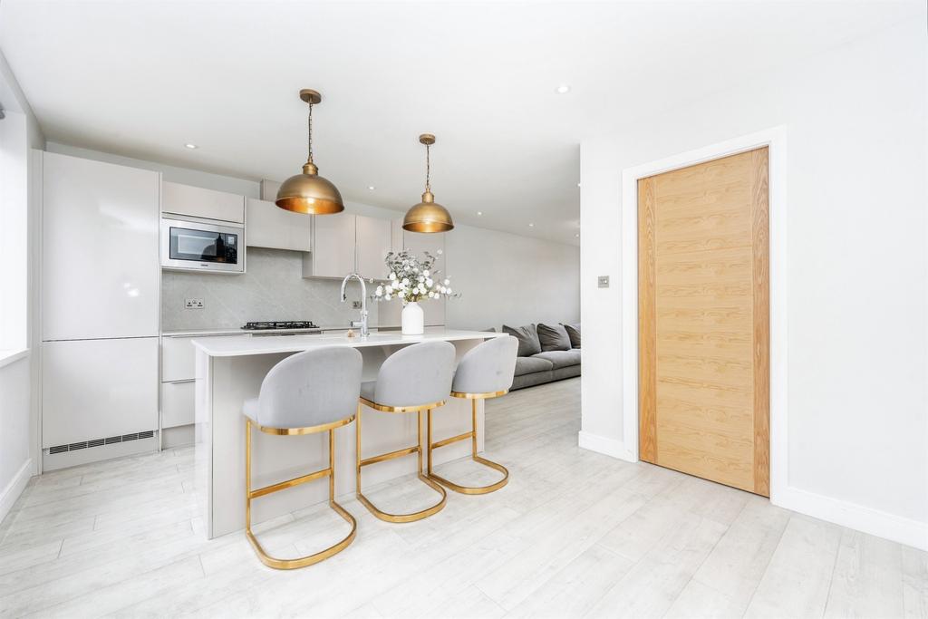 Open-plan living area, open plan living