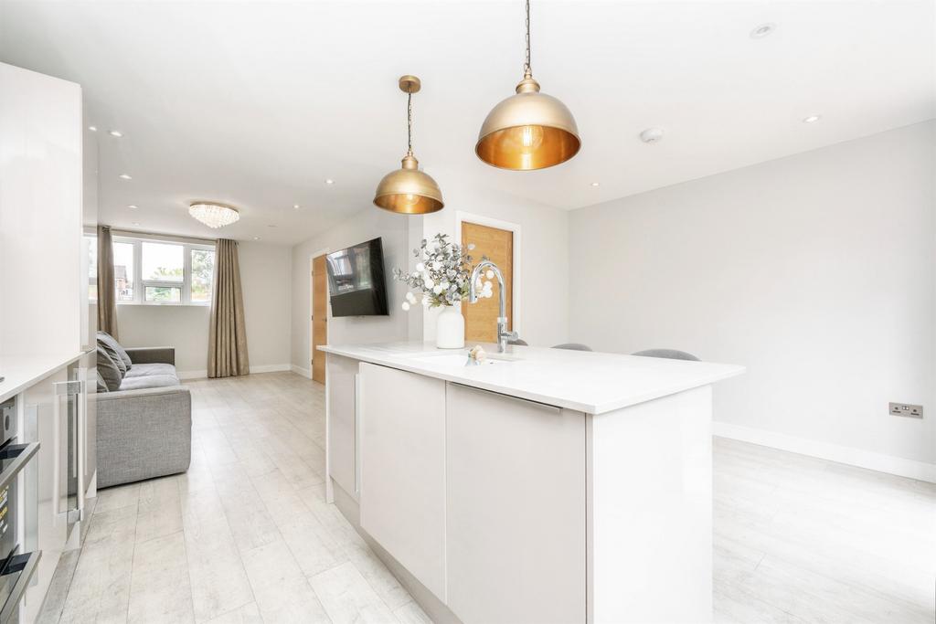 Open-plan living area, open plan living