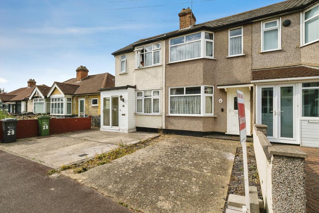 Semi-detached house exterior