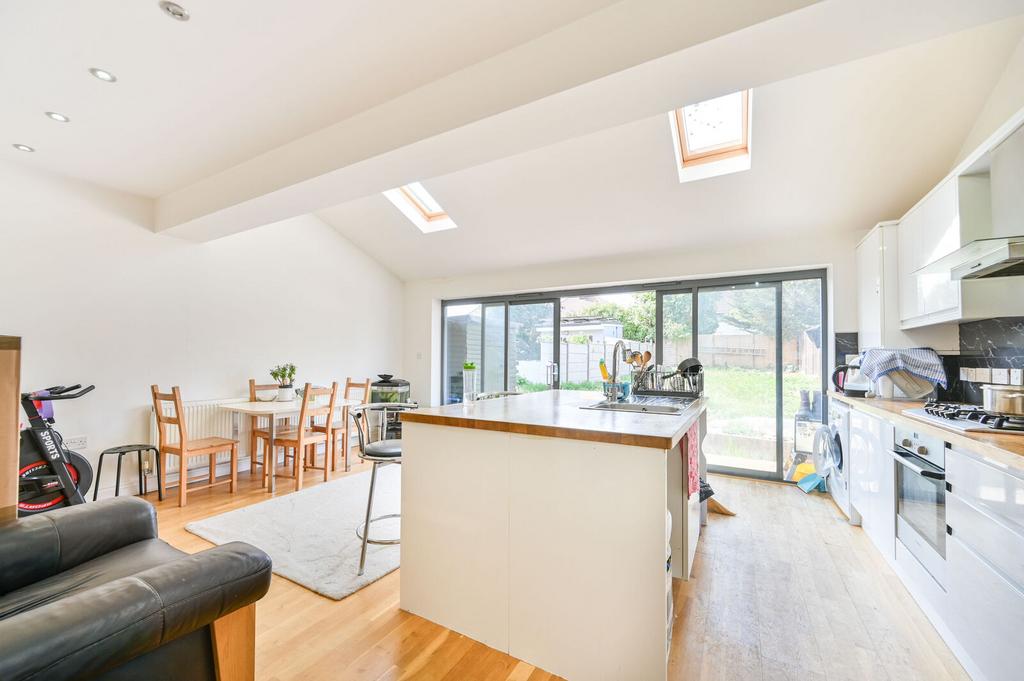 Open-plan living area, open plan living
