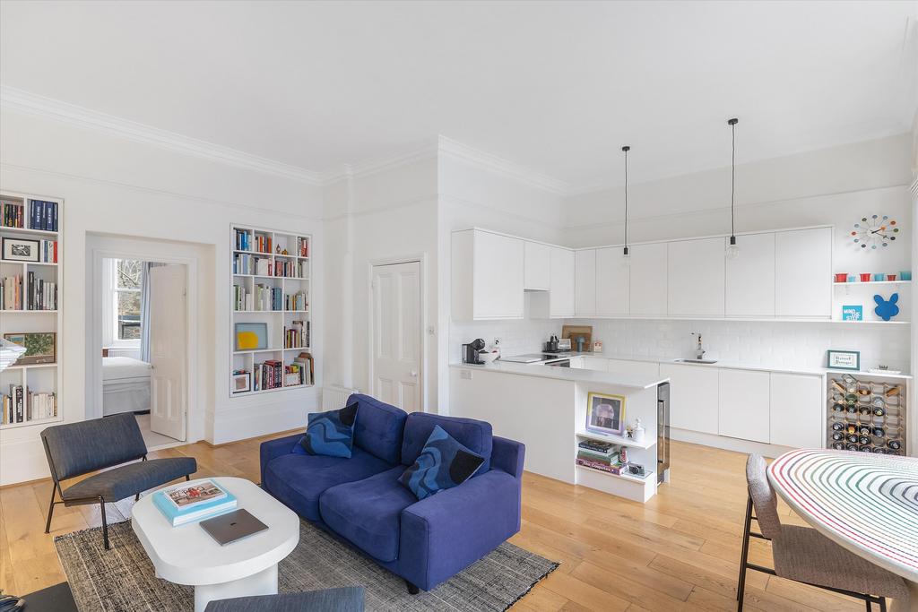 Open-plan living area